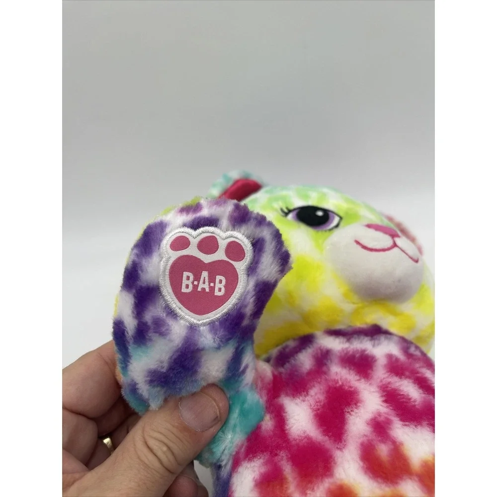 Build A Bear Workshop Wild About Spots Plush Cat Leopard Multi Colored Print 17